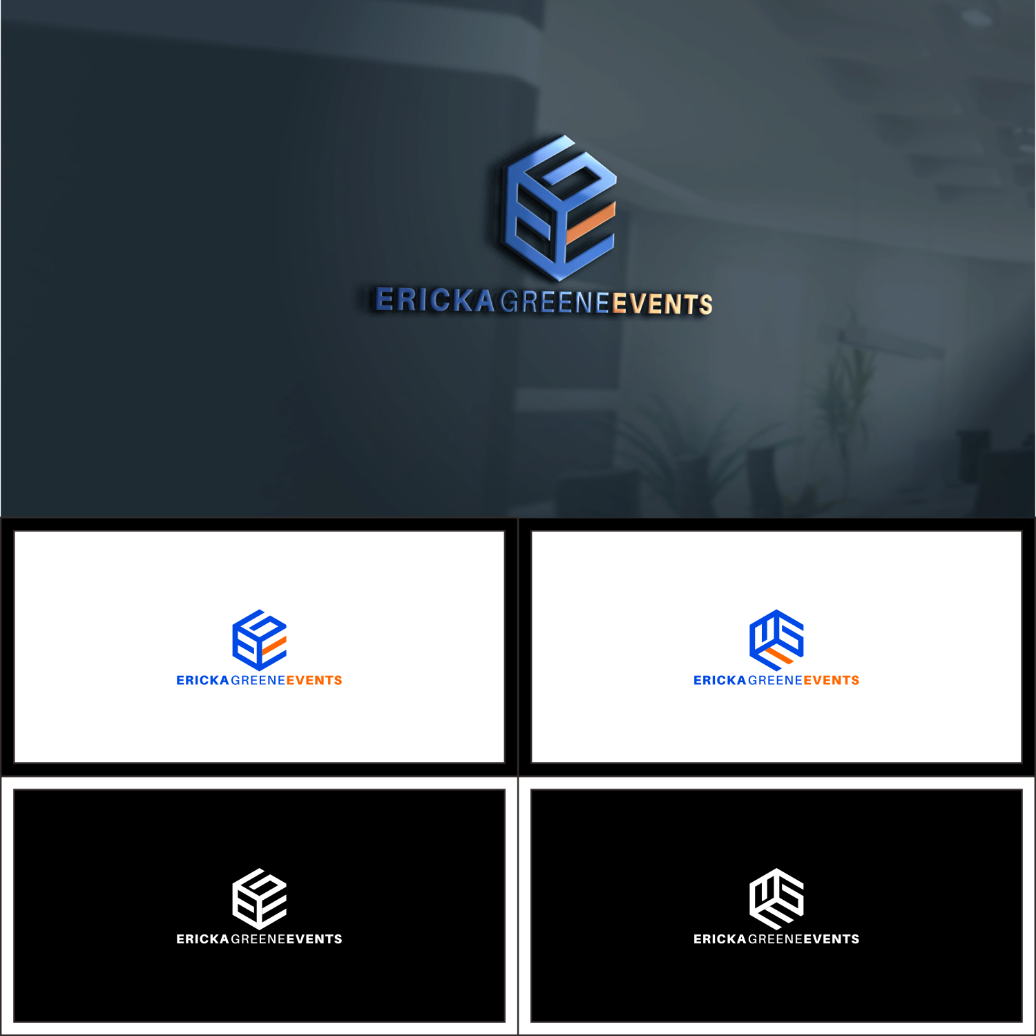 Logo Design by Babang Aziz 2 for Ericka Greene Events | Design #17710191