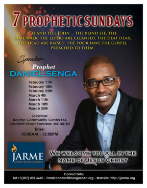 Flyer for our prophetic church event | Diseño de Flyer por NILDesigns