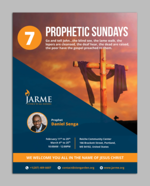 Flyer for our prophetic church event | Diseño de Flyer por AbyJohns