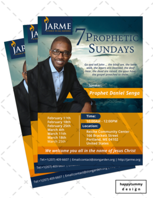 Flyer for our prophetic church event | Flyer Design by maricreatives