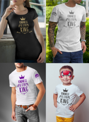 Kindness is still KING T-shirt | T-shirt Design by Kero