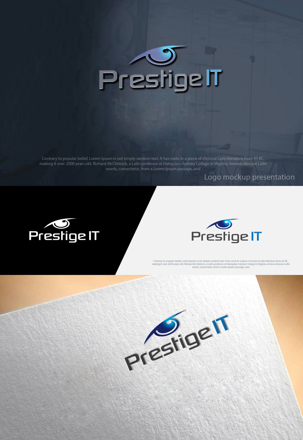 Logo-Design von zebronicgraphic für Prestige IT | Design #17863190