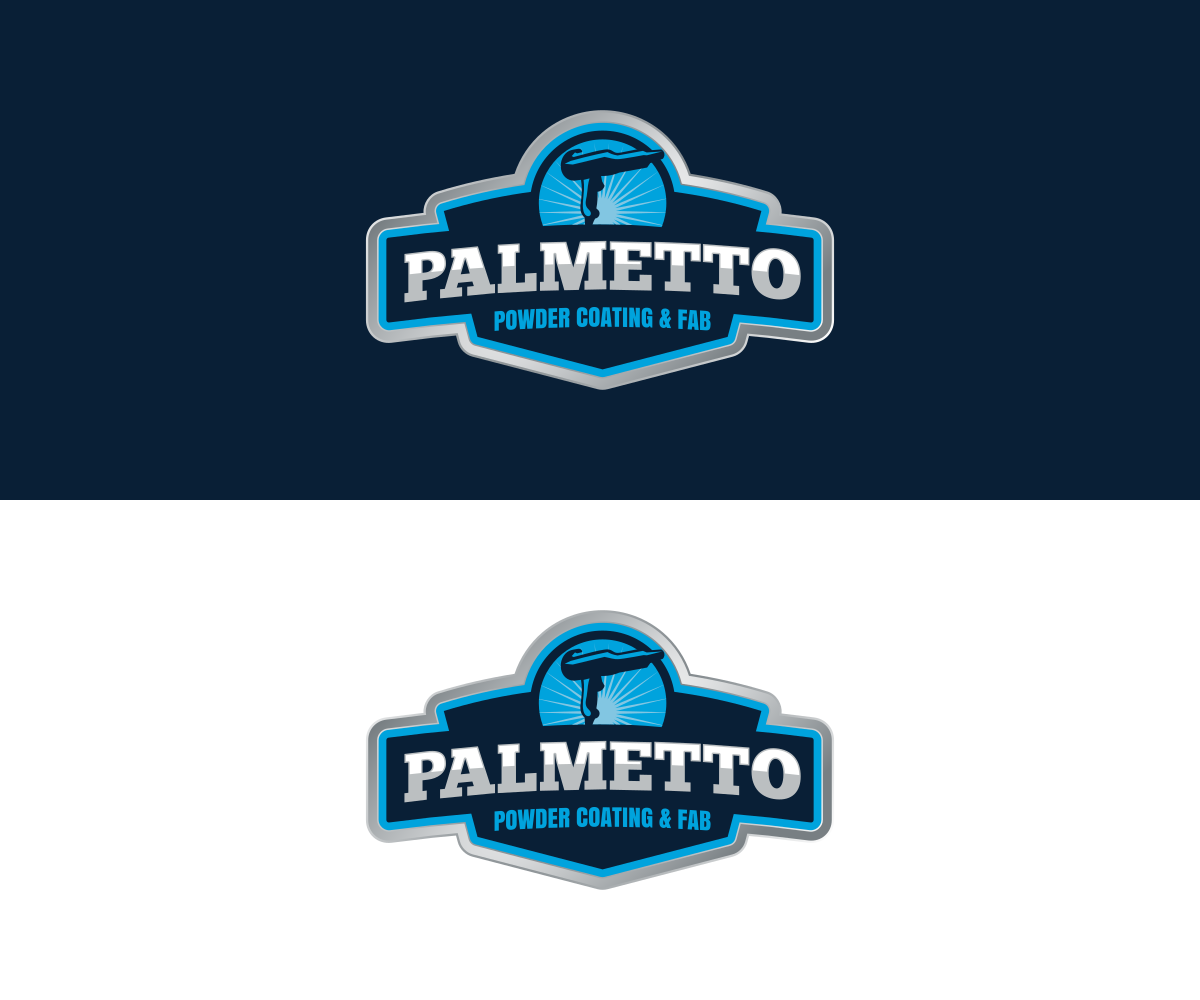 Logo Design by VGB for Palmetto Powder Coating & Fab | Design #17715847