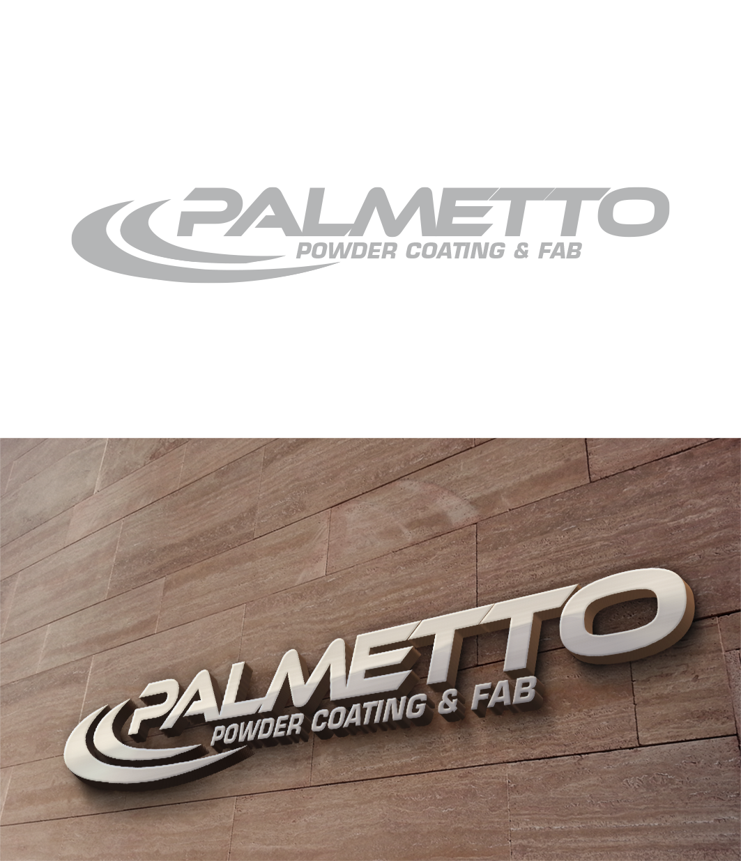 Logo Design by trufya for Palmetto Powder Coating & Fab | Design #17853863