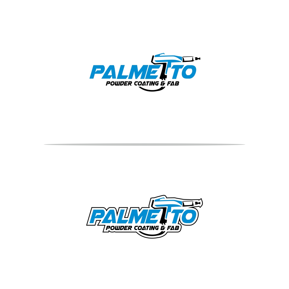Logo Design by Basksh Designs for Palmetto Powder Coating & Fab | Design #17712099