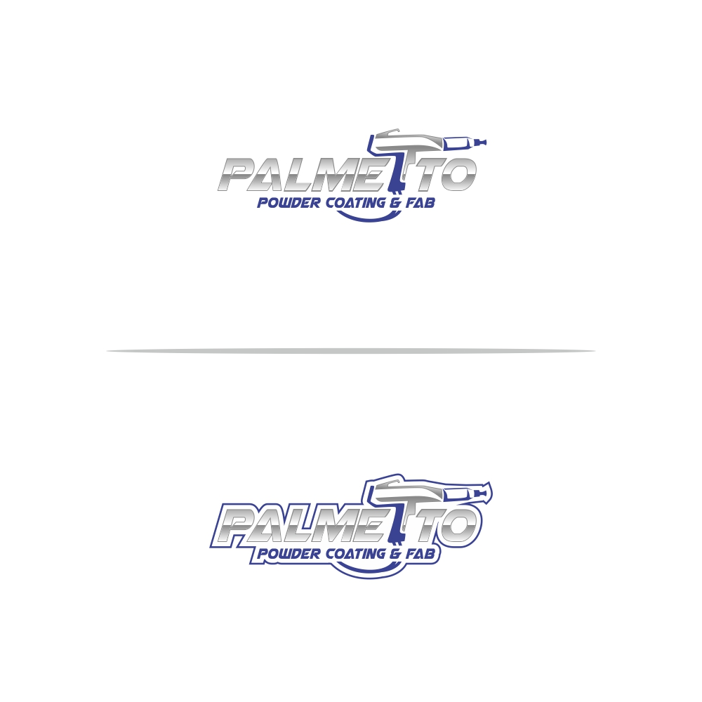 Logo Design by Basksh Designs for Palmetto Powder Coating & Fab | Design: #17795321