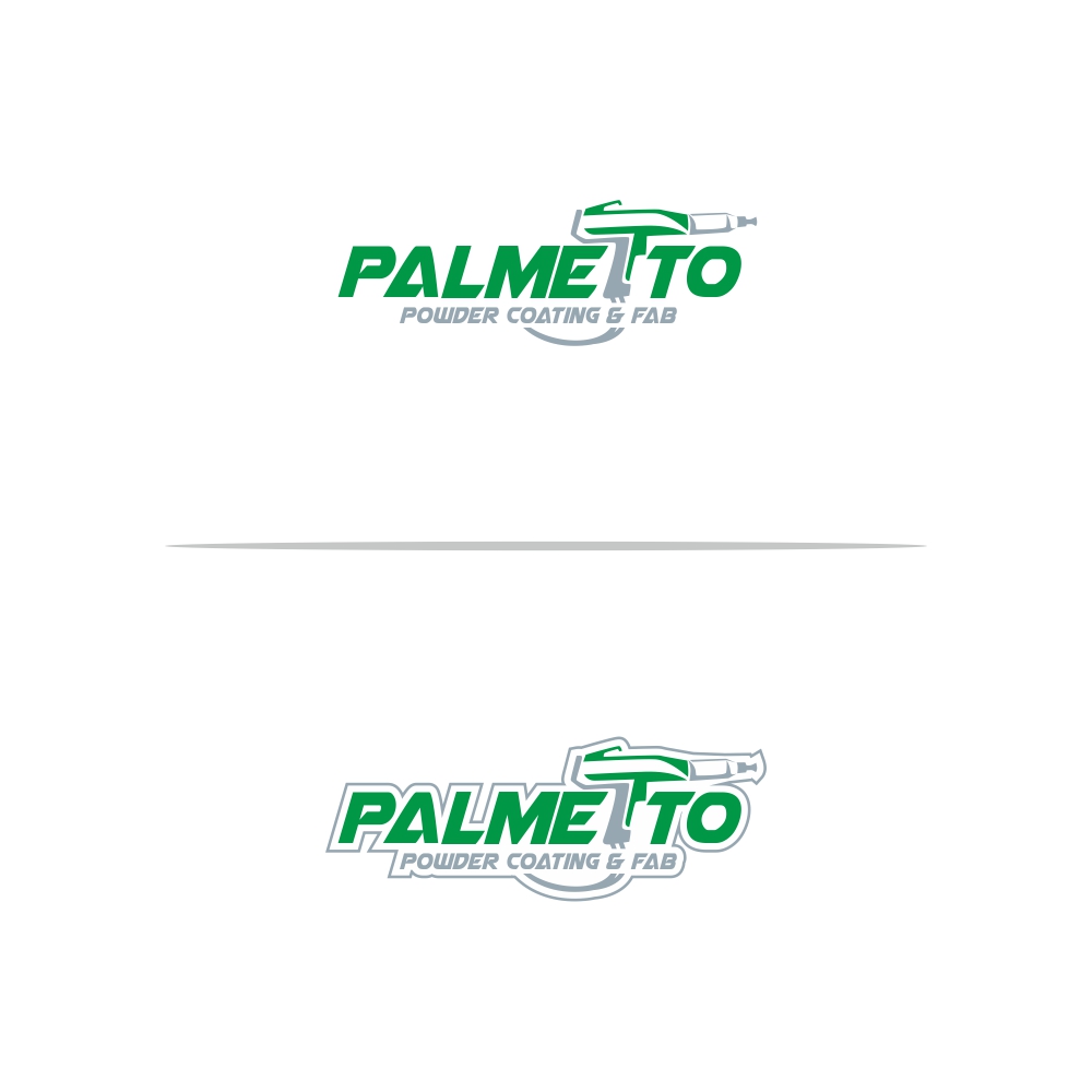 Logo Design by Basksh Designs for Palmetto Powder Coating & Fab | Design #17795322