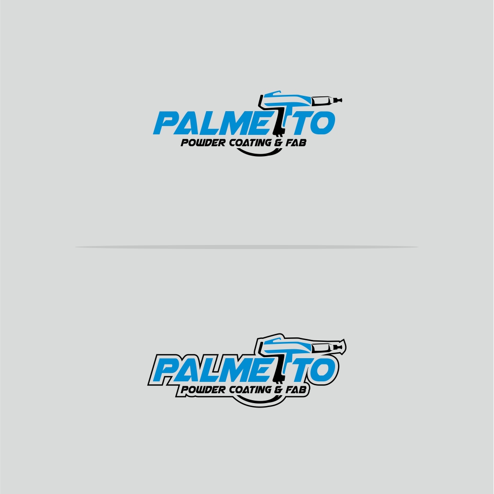 Logo-Design von Basksh Designs für Palmetto Powder Coating & Fab | Design #17865348