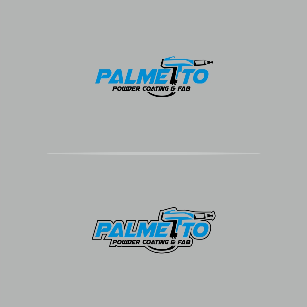Logo Design by Basksh Designs for Palmetto Powder Coating & Fab | Design #17865350