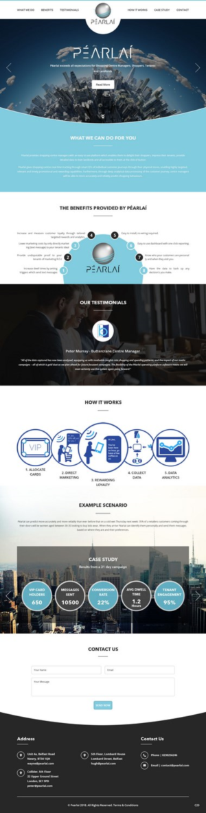 Web Design by pb for Péarlai LTD  | Design: #17727844