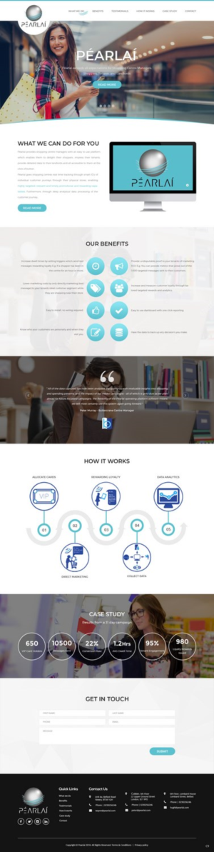 Web Design by pb for Péarlai LTD  | Design: #17727845