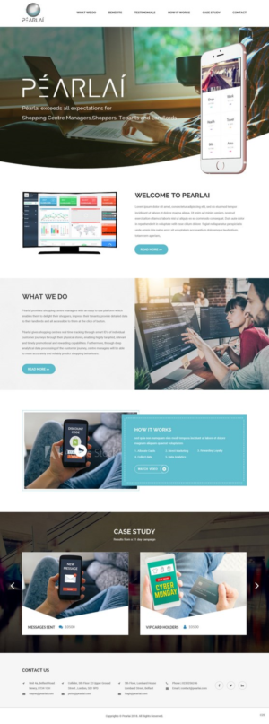 Web Design by pb for Péarlai LTD  | Design: #17727846