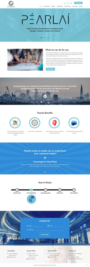 Web Design by pb for Péarlai LTD  | Design: #17727848
