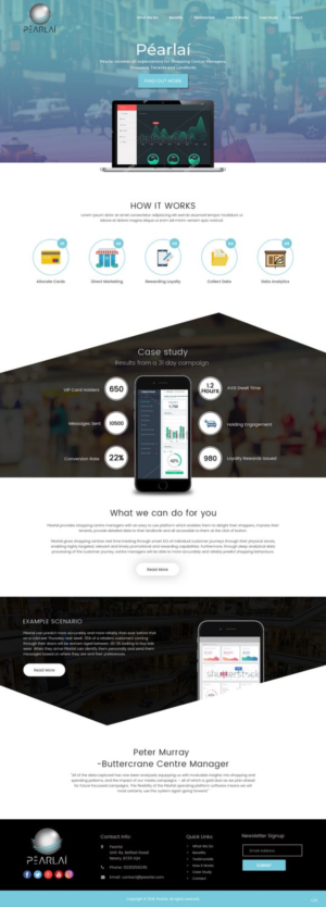 Web Design by pb for Péarlai LTD  | Design: #17741522