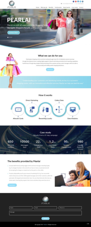 Web Design by pb for Péarlai LTD  | Design: #17741523