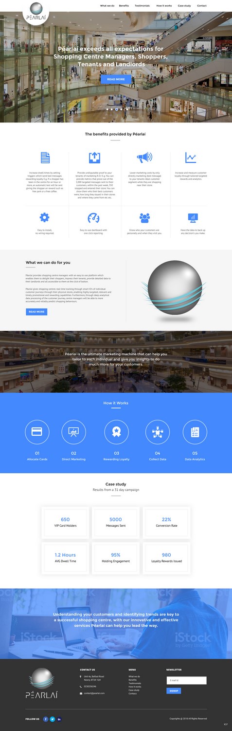 Web Design by pb for Péarlai LTD  | Design #17741527