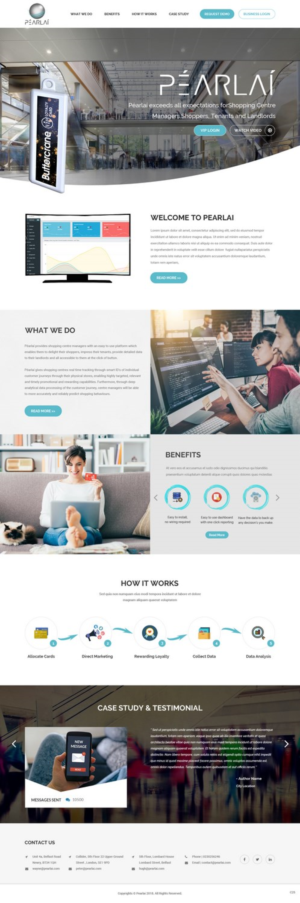 Shopping centre customer engagement software website