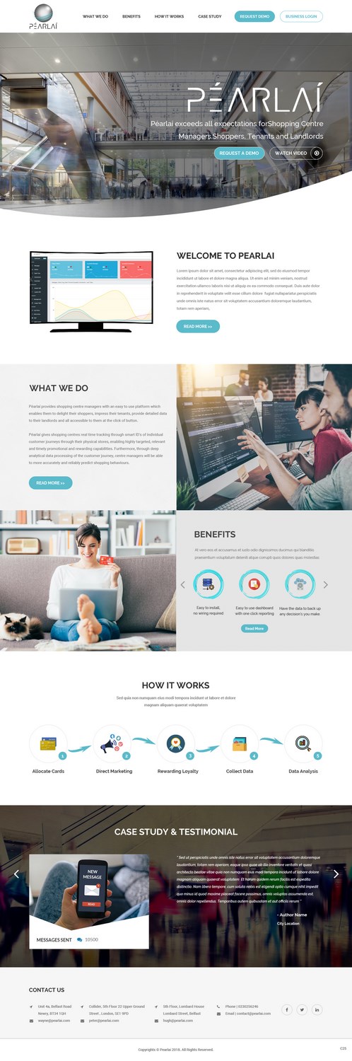 Web Design par pb pour Péarlai LTD  | Design #17844253