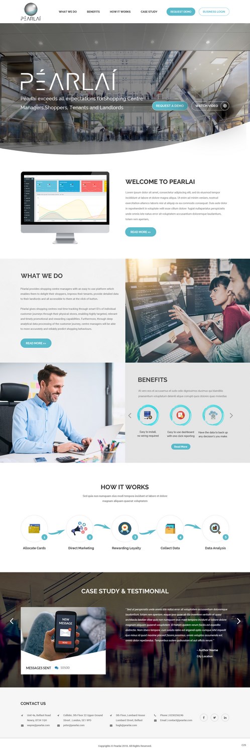 Web-Design von pb für Péarlai LTD  | Design #17849565