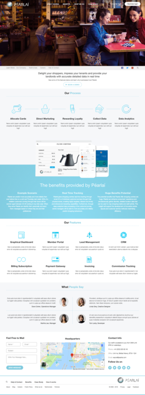 Web Design by cCopilot for Péarlai LTD  | Design: #17730900