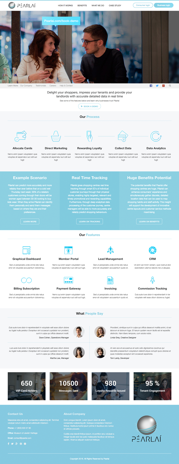 Web Design by cCopilot for Péarlai LTD  | Design #17730905