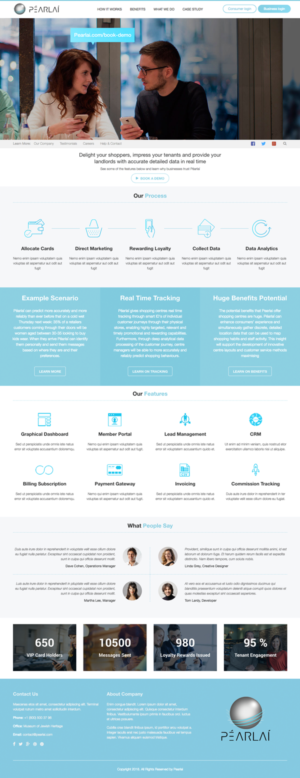 Web Design by cCopilot for Péarlai LTD  | Design: #17730905