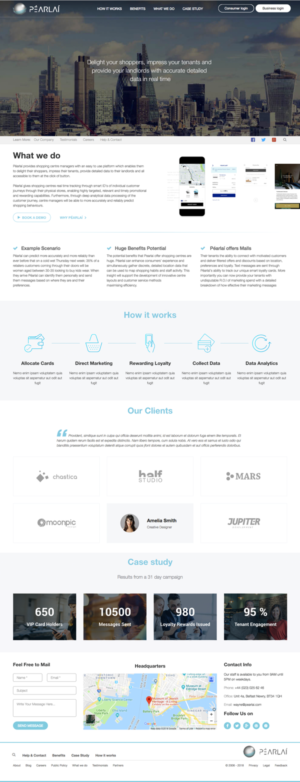 Web Design by cCopilot for Péarlai LTD  | Design: #17759007