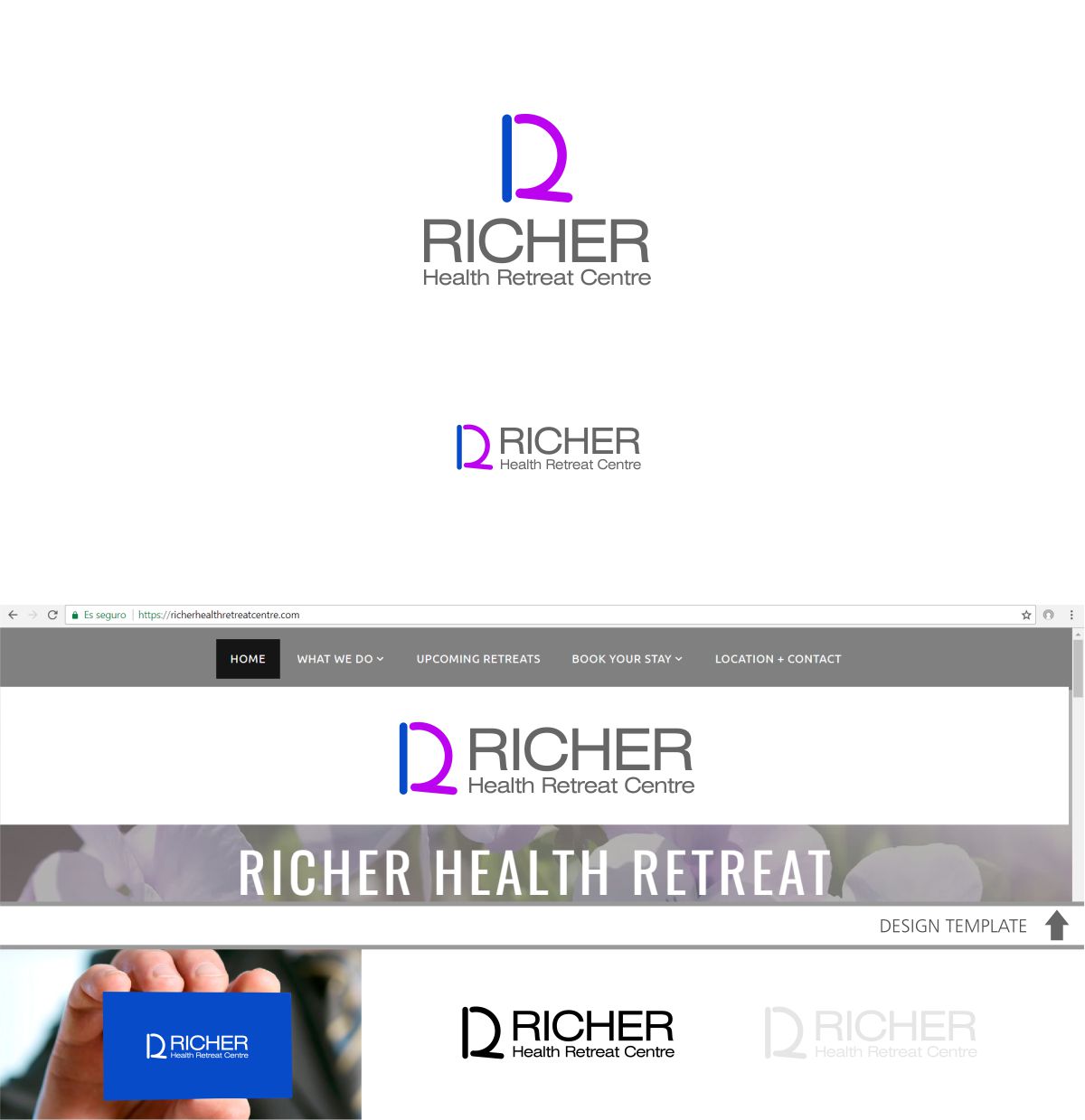 Logo Design by DesignMX (Renan Mejia) for Richer Health Retreat Centre | Design #17731057