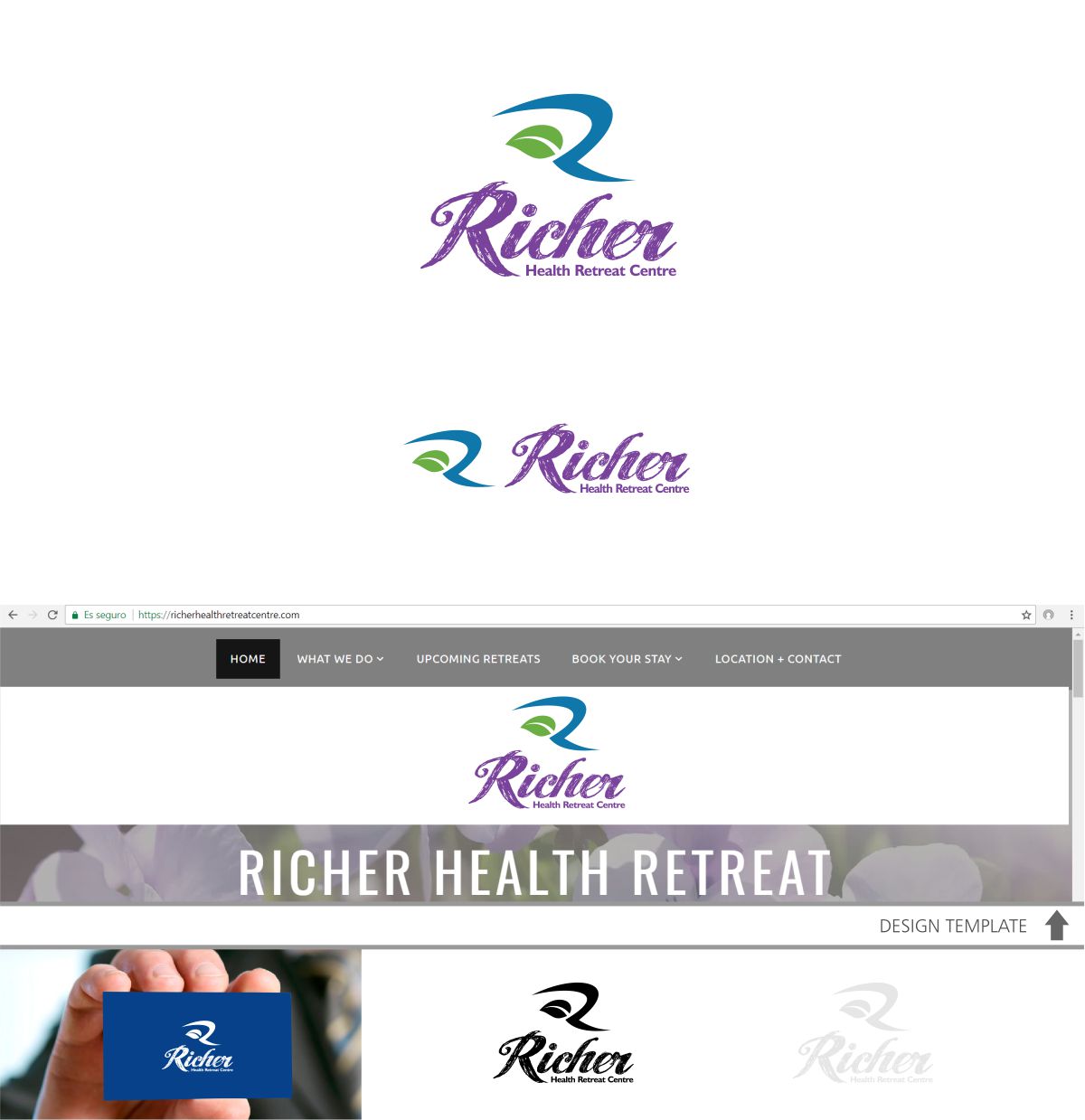 Logo Design by DesignMX (Renan Mejia) for Richer Health Retreat Centre | Design #17731058