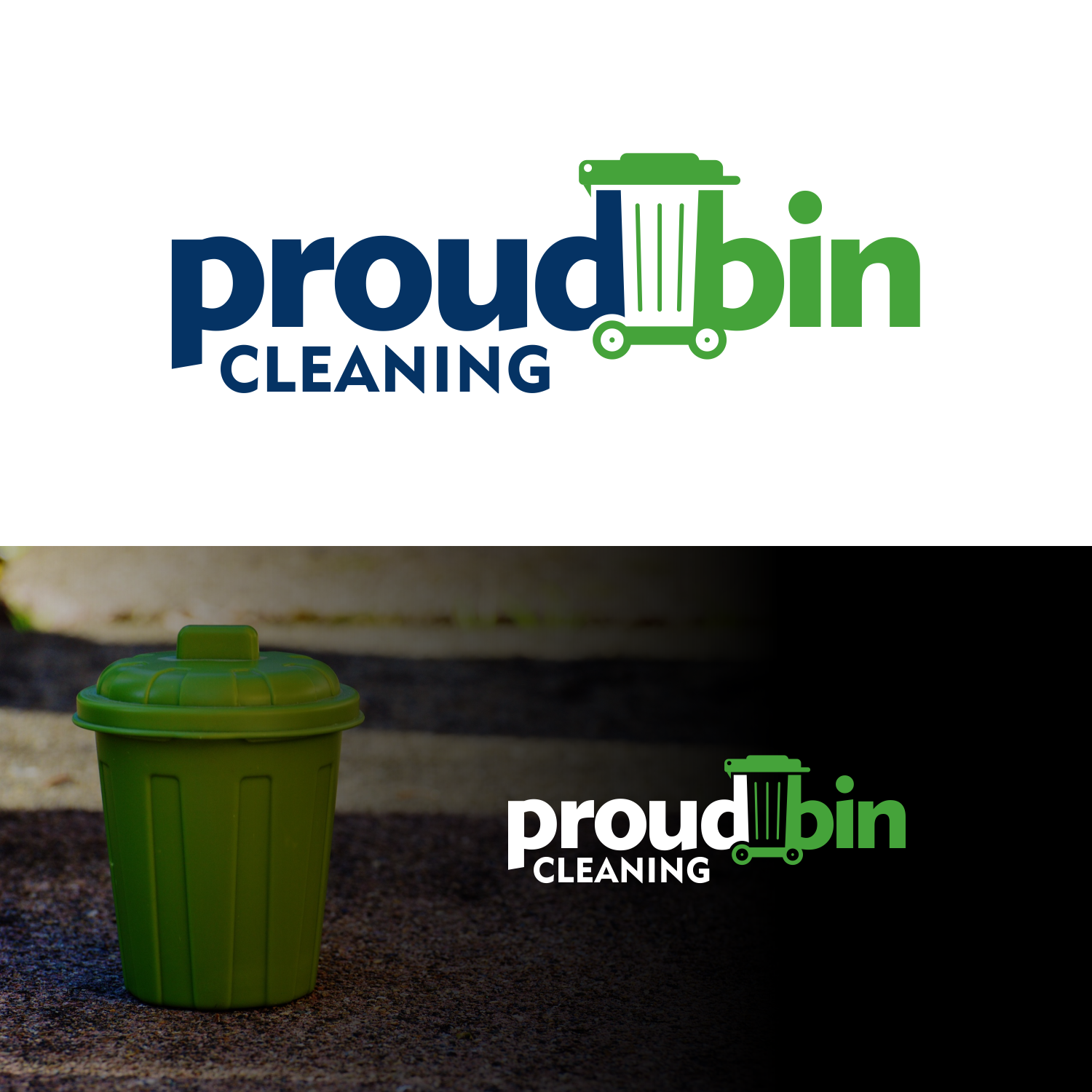 Diseño de Logo por AskMe Creations para Proud Bin Cleaning | Diseño #17712610