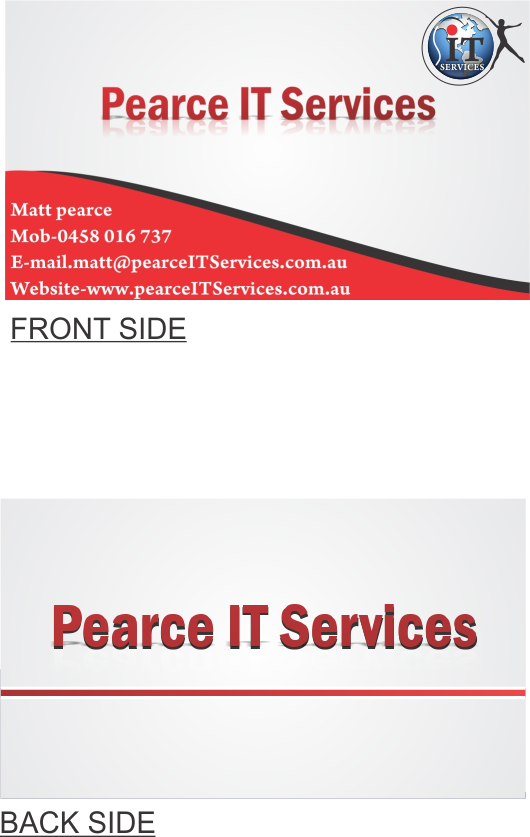 Logo and Business Card Design by riturajkansal1 for Pearce IT Services Pty Ltd | Design #2754301