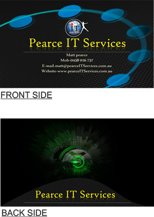 Diseño de Logo y Tarjeta de Presentación por riturajkansal1 para Pearce IT Services Pty Ltd | Diseño: #2764365