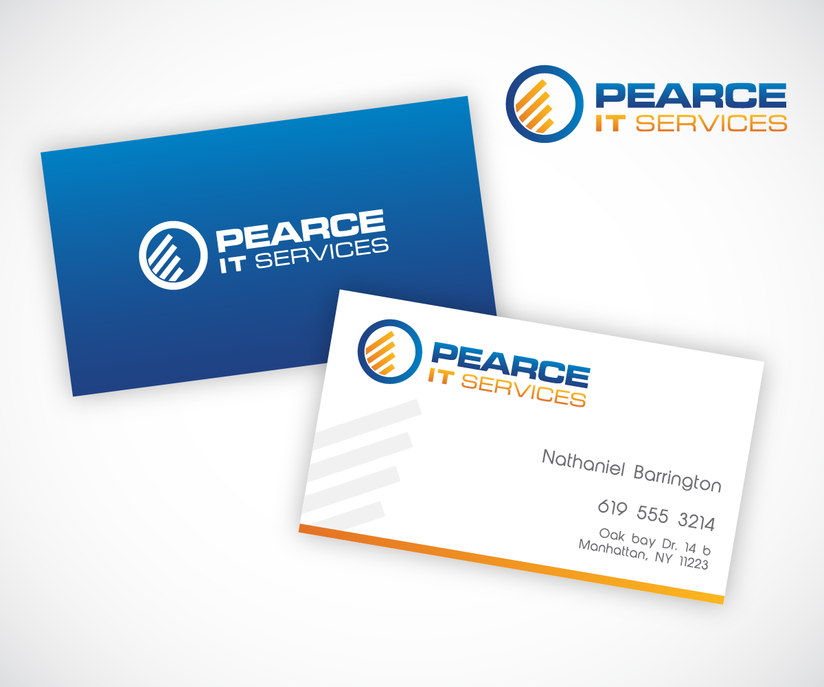 Logo and Business Card Design by wolf for Pearce IT Services Pty Ltd | Design #2765945