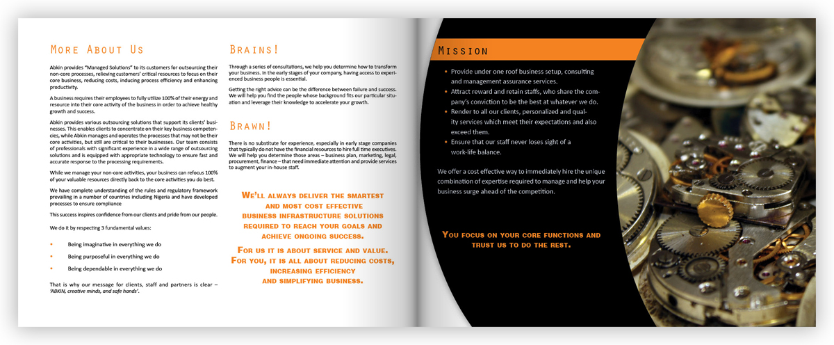 Brochure Design by Bogi for Newvents | Design #835750