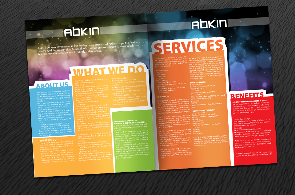 Brochure Design by Svetlin Angelov for Newvents | Design #697458