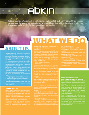 Brochure Design by Svetlin Angelov for Newvents | Design: #697461