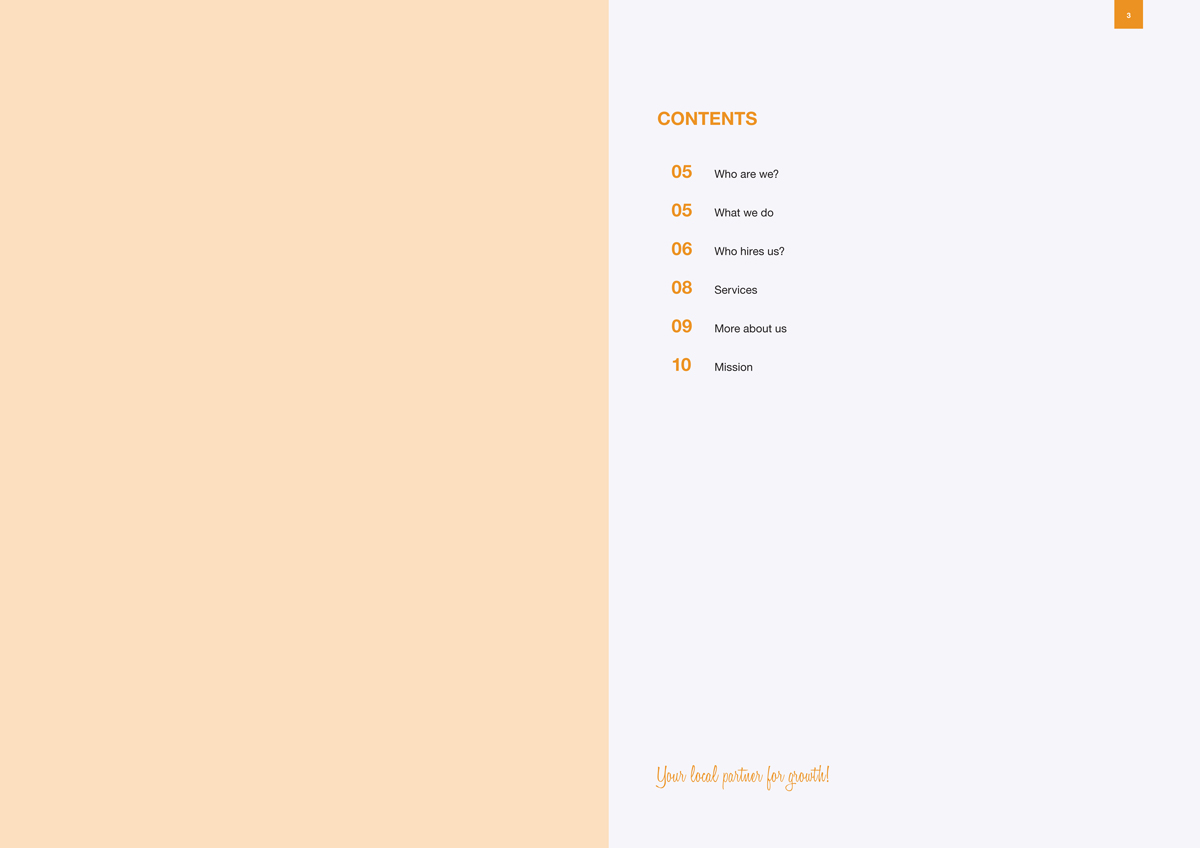 Design de Brochure par 360 Degrees Solutions pour Newvents | Design #877544