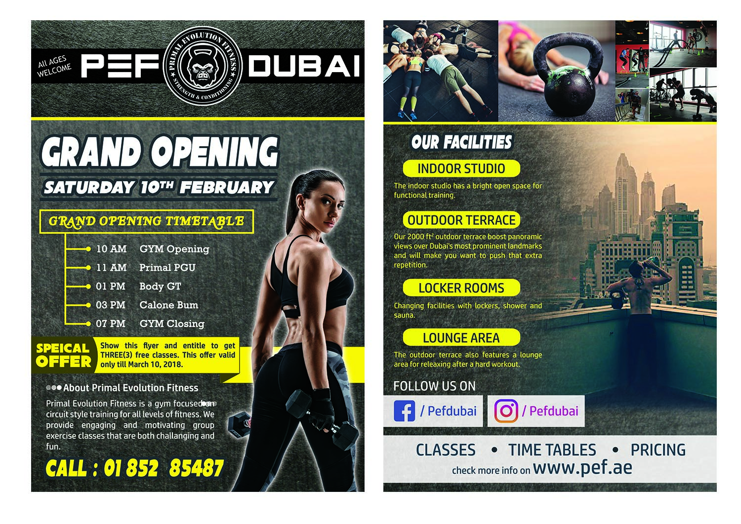 Flyer-Design von Nuwan Sameera für Primal Evolution Fitness | Design #17718588