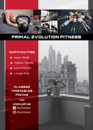 Flyer Design by Cheryl for Primal Evolution Fitness | Design #17711628