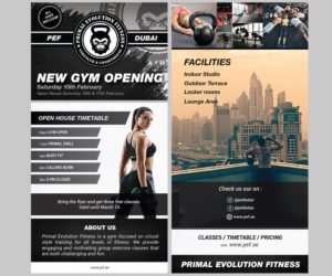 Flyer Design by agung.rizky03 for Primal Evolution Fitness | Design: #17720033