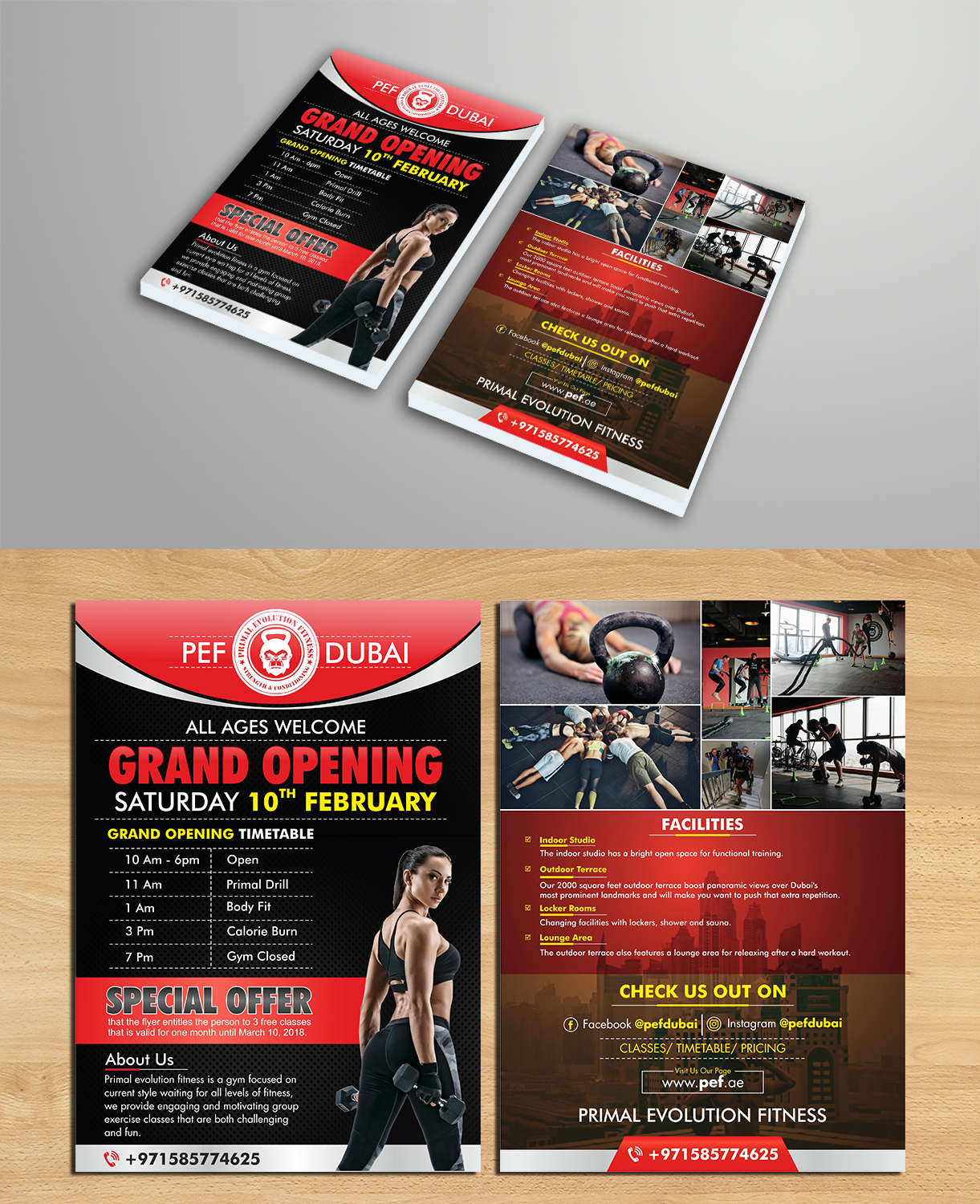 Design de Flyer par ecorokerz pour Primal Evolution Fitness | Design #17713336