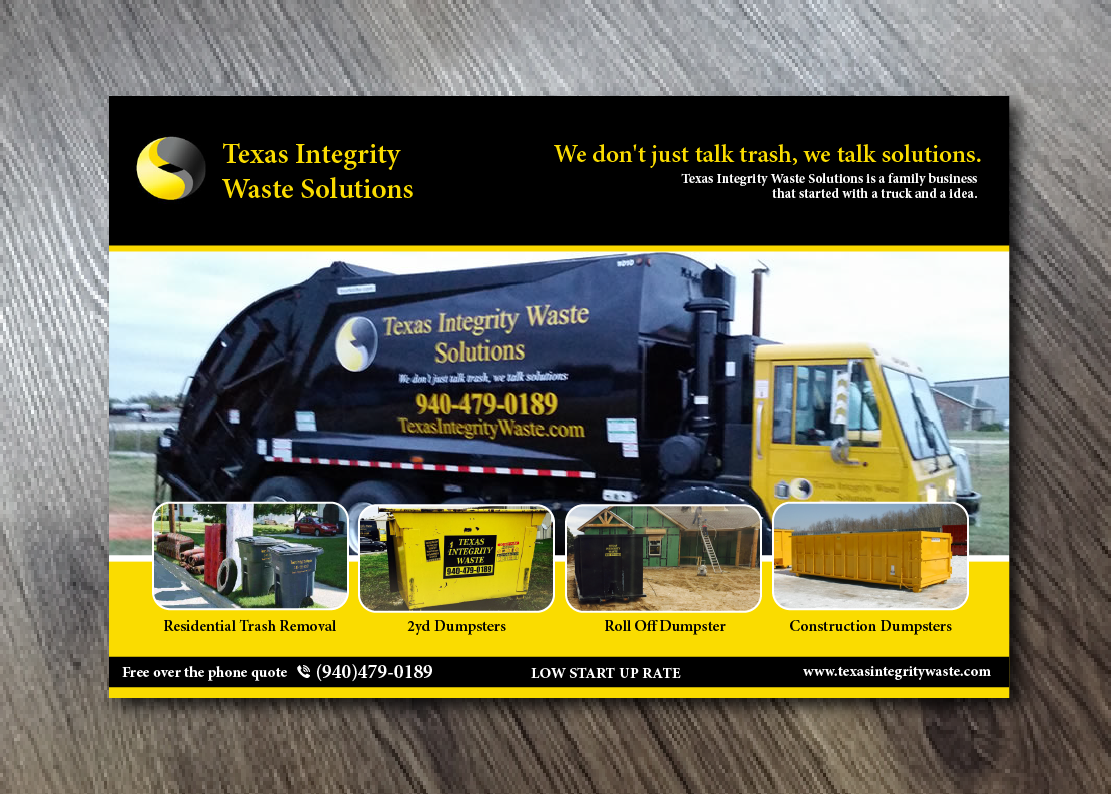 Postcard Design by Alexandar for North Texas Integrity Septic & Pumping, LLC | Design #17756995