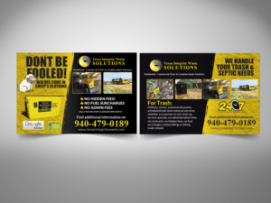 Postkarten-Design von Priyo Subarkah für North Texas Integrity Septic & Pumping, LLC | Design: #17746021