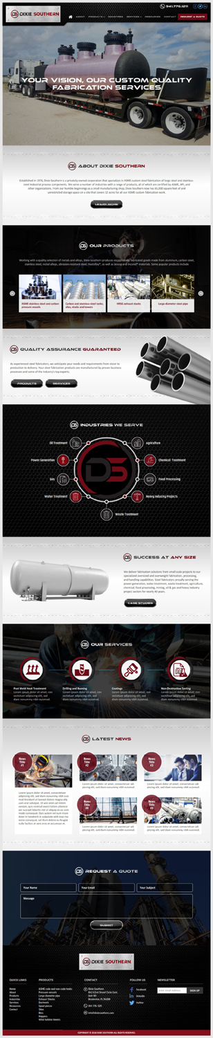 Web Design par -Marc- pour Southeastern Construction | Design #17791769
