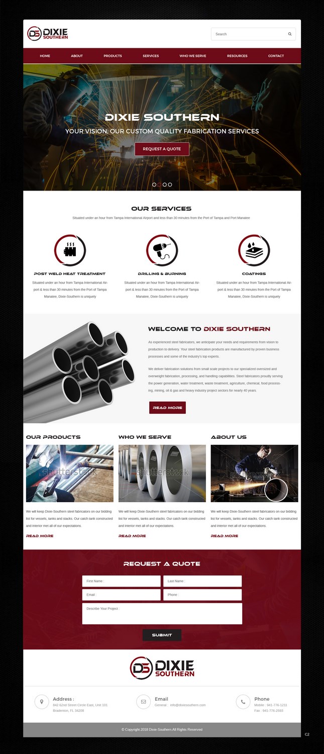 Diseño Web por pb para Southeastern Construction | Diseño #17717286