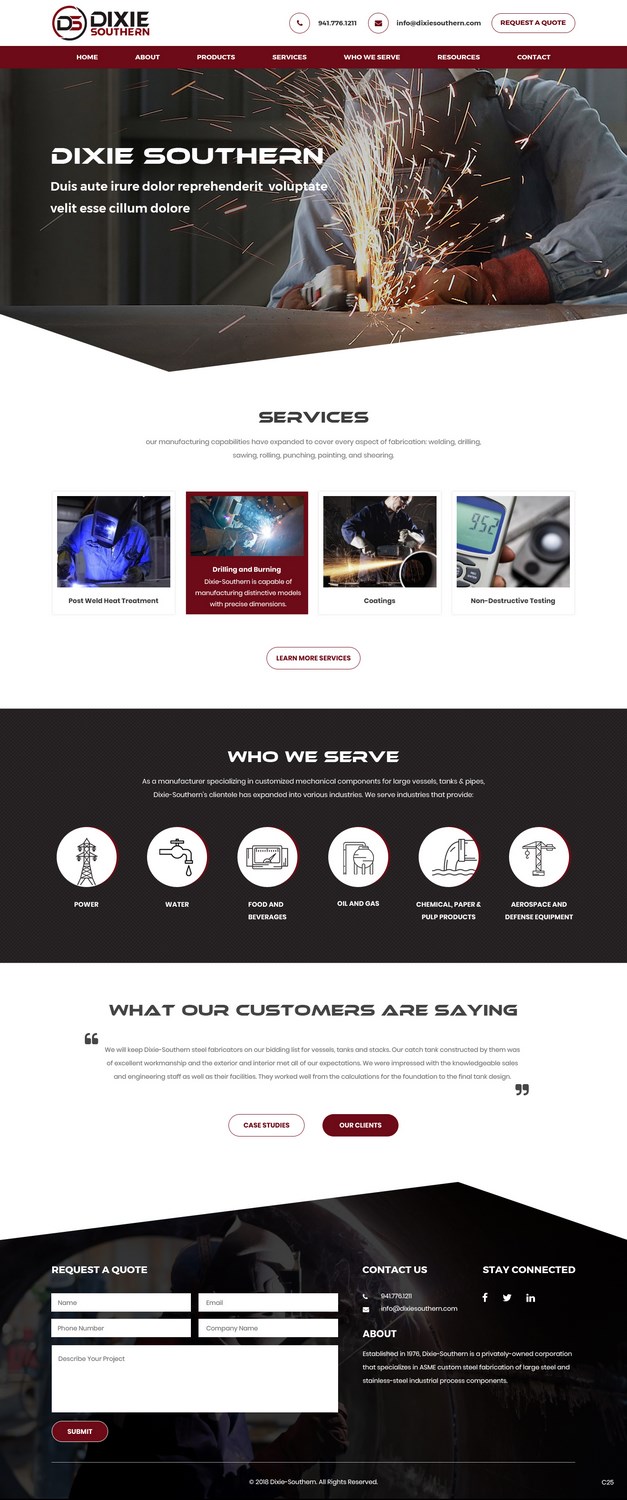 Web Design par pb pour Southeastern Construction | Design #17717292