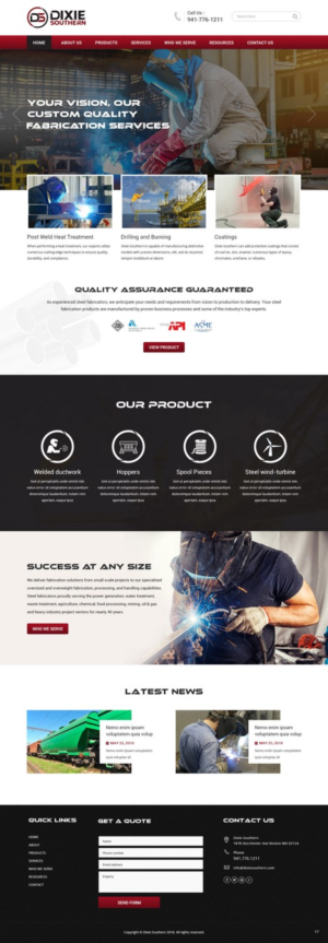 Diseño Web por pb para Southeastern Construction | Diseño: #17727689