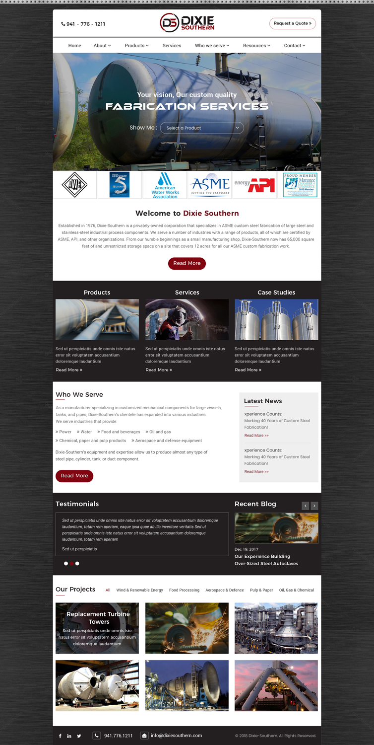 Diseño Web por Sujit Banerjee para Southeastern Construction | Diseño #17737005