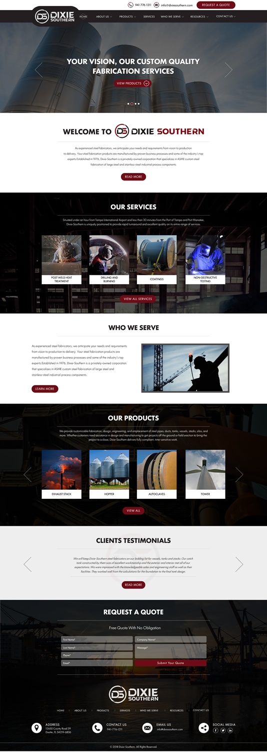 Web Design by Sbss for Southeastern Construction | Design #17717490