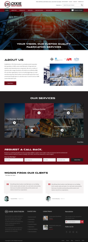 Diseño Web por Xclusive Designers para Southeastern Construction | Diseño #17713854